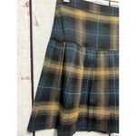 Dickies  Y2K Vintage Pleated Preppy Academia Mini Skirt - Blue & Tan /Size 1 (26) Photo 2