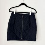 Ba&sh NWT Walas Quilted Zip Mini Pencil & Straight Skirt Black Women's Size 2 Photo 3
