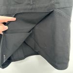 Jaanuu  Size Small Short Sleeve Scrub Top Shirt Black Pockets Zip V Neck Fitted Photo 4