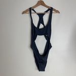 SKIMS  swim cutout monokini in color gunmetal size XL swimsuit beach boat Photo 1
