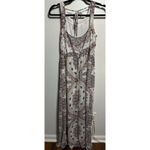 Heart soul Dress M Boho Hippie Stretch Knit Artsy Halter Maxi Festival Sundress Photo 1