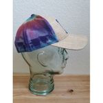 Palm Tree Island Trucker Hat Women OSFM Adjustable Tie Die Twill Cap Surf Beach Photo 3