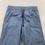 J.Crew Point Sur Blue Chambray Cotton Pull On Jogger Ankle Pant 4 Photo 1