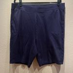 Coldwater Creek Women’s Blue Knit Shorts Size 1X Photo 1