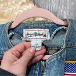 Vintage Harley Davidson patchwork denim vest motorcycle Blue Size L Photo 1