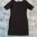 Gap  Black Boatneck Half Sleeve Dress Medium Photo 1