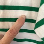 Everlane Green and White Striped Tee shirt dress. Size Medium Photo 6