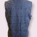 Kate Hill | Women’s | Grey Vest with Flannel Look Inside | Size: Medium Photo 4