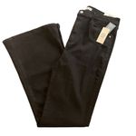 And Now This NWT High Rise black jeans size 32 footed through hip & thigh flares Black Photo 0