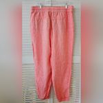 Athleta  Retreat Coral Pink Linen Jogger Pants Plus Zise 14 Photo 8