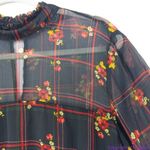 Eloquii floral print shift dress ruffle neck flare long sleeve, 14 Photo 14