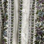 Mille Resort Wear Small Womens Hollie Shirt Dress Long Sleeve Mini Multi Floral White Photo 7