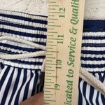 Ralph Lauren Polo Striped Swim Trunks Shorts Elastic Waist Red Logo Men's Photo 4