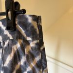 Loft  NWT Women's Gray Hombre Tie Dye Diagonal Striped Mini Skirt Size 10 Photo 3