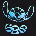 Disney Parks Stitch 626 Celebration Crew Sweatshirt Black Blue | Medium | NWT Photo 5