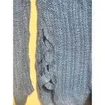 Pink republic  Womens Blue Long Sleeve V Neck Knit‎ Sweater Size M Photo 3