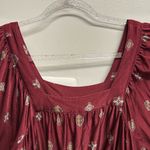 Shyanne  Southwest Style Burgundy Women's Top Photo 2