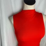 Naked Wardrobe  orange Sleeveless Women's crop Top NWT medium Photo 1