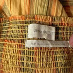 Urban Outfitters  Women Lorelei Crinkle Sleeveless Romper Yellow Plaid small Photo 4