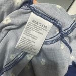 Urban Outfitters  navy blue Floral Wrap Dress short Mini Jersey stretch L ruffle Photo 7