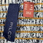 Pilcro Dark Denim Bustier Crop Top Blue Size 8 Photo 5