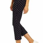 Charter Club  Black Polka Dot Capri Pants Photo 0