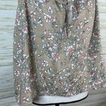 McGuire Denim McGuire Cottagecore Linen Brown Agness Bulette Floral Print Top Photo 4