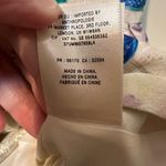 Anthropologie Leifsdottir Yellow Brocade Peplum Top Size 0 Birds Business Causal Pink Photo 4