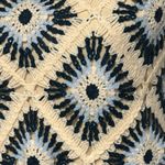 Kings Road Granny Square Crochet Sleeveless Shift Dress Blue Size undefined Photo 2