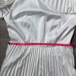 Andrea Iyamah NEW  resort vacation white satin pleated sachi romper Large Photo 10