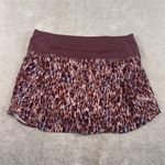 Athleta NWOT Run With It 14" Athletic Skort Purple Watercolor Women's Size Med Photo 0