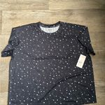 NWT Joyspun Pajama Set Short Sleeves and Long Pants Black Size L Photo 2