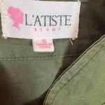 L'ATISTE Oversize Mint Green Utility Jumpsuit Button-Front Pockets S Small A3 Photo 13