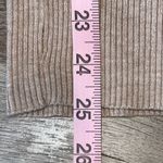 Sioni Womens Ribbed Knit Elastic Waistband Wide Leg Pants Beige Size Medium NWT Tan Photo 8