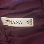 Zenana Outfitters Plus Size 1XL Women’s Purple Tulip Hem Maxi Skirt NWT With Pockets & Slit Photo 5