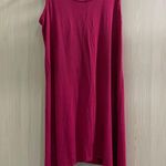 Maroon high low loose tank slip dress Red Photo 0