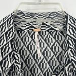 Free People Rillo Mini Shirt Dress Black Beach Summer Tie Front Size XS Photo 10