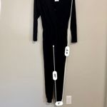 Fraiche by J Women’s Long Sleeve Knit Jumpsuit w/ Pockets Black Size Small NWT Photo 8