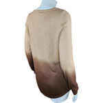 Belle By Kim Gravel Heathered Dip Dye Sweater Brown Coffee Bean XX Photo 8