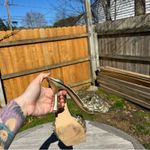 Marc Fisher Norsa Block Heel Braided Sandal gold Leather classy fall size 7.5 Photo 6