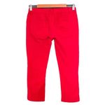Bongo Vintage Y2K 90s  Cropped Jeans Cherry Red Cotton Juniors 3 Women's Size 4 Photo 2