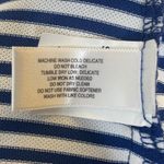 Cutter and Buck BYU  Navy Striped Virtue Eco Pique Top Women’s 1/4 Zip Petite Small Photo 9