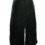 Madewell  Green Velvet Huston Pants Size Large Comfortable Wide Leg Lagenlook Photo 0