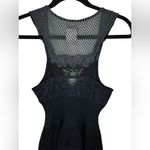 Free People Vintage Lace Crochet Dress Size 4 Black Photo 4