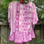 Venus  Pink Print Top sz S Photo 5