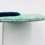 l*space Aqua Teal Blue Dye Silver Chain Crossbody Festival Bag Purse Photo 10