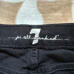 7 For All Mankind  Bootcut Mid Rise‎ Black Jeans Denim Size 27 Photo 9