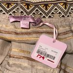 Calypso St. Barth  tan embroidered linen boho skirt Photo 2