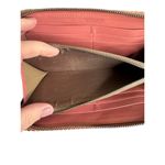 Bottega Veneta  Floral Embroidered Intrecciato Leather Zip Around Wallet in Pink Photo 14