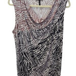 BCBGMAXAZRIA Abstract Print Sleeveless Cowl Neck Dress Photo 0